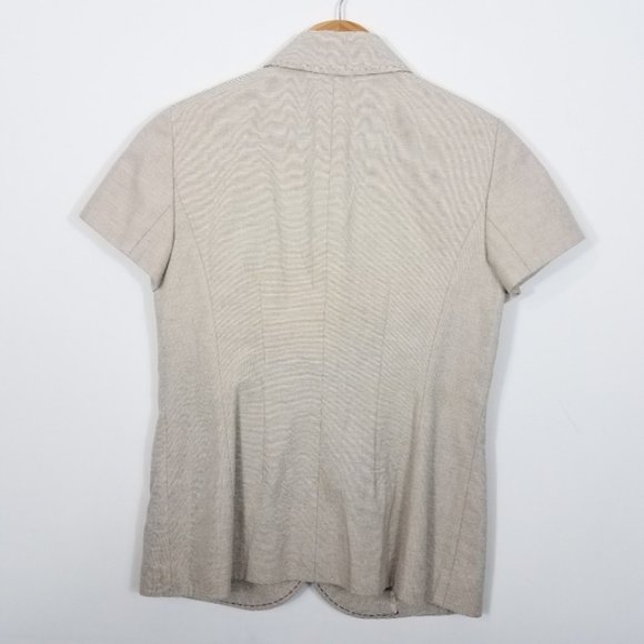 Brooks Brothers Italy Brown Stripe Jacket Size 6 - Picture 3 of 6